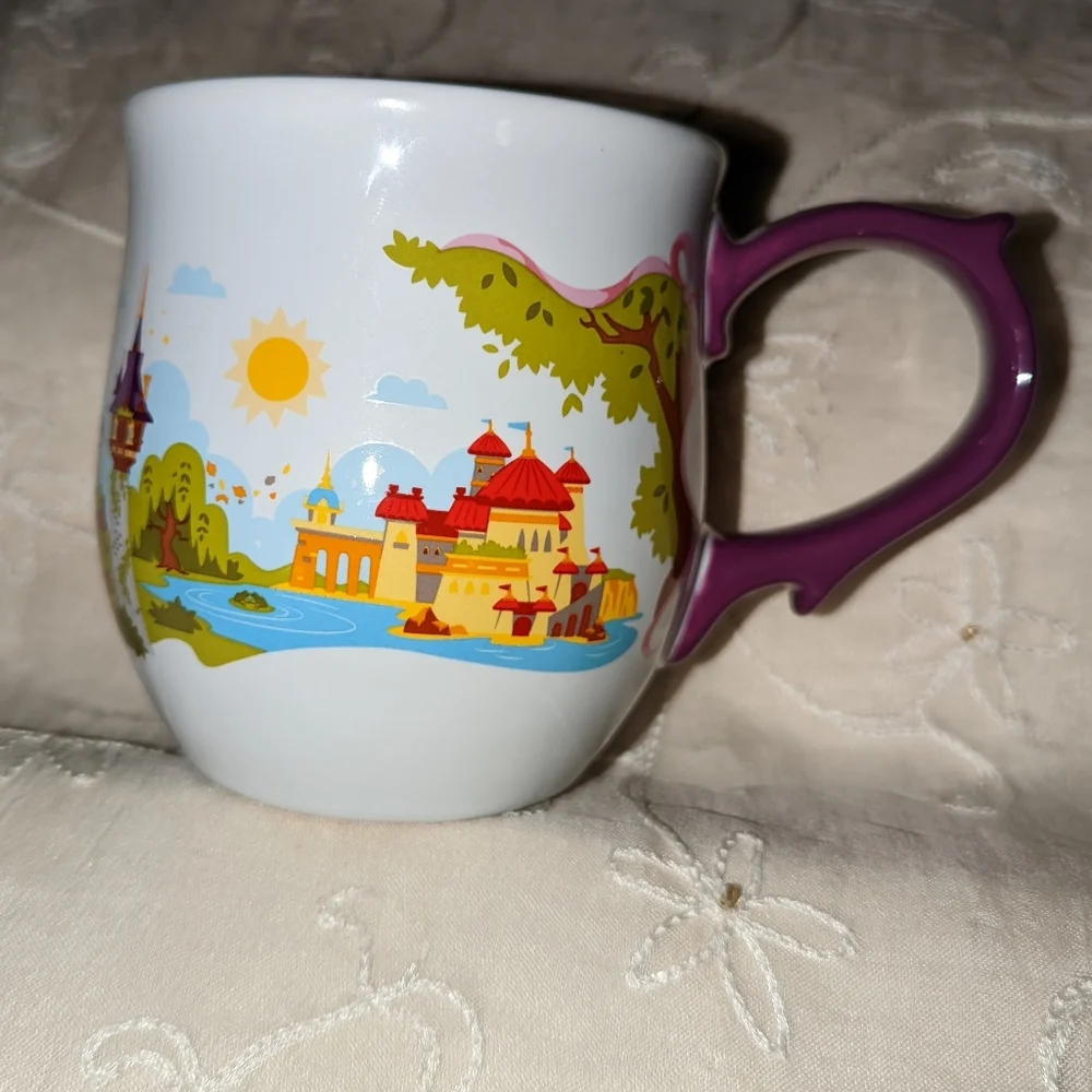 Disney Parks Princess Castles ceramic mug.